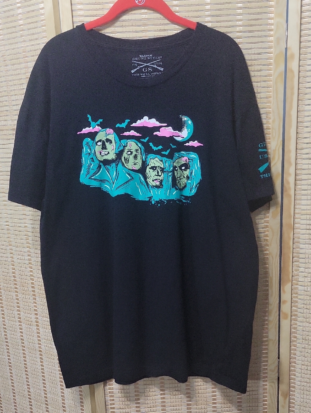 Grunt Style Zombie Mt. Rushmore Graphic Tee - XL